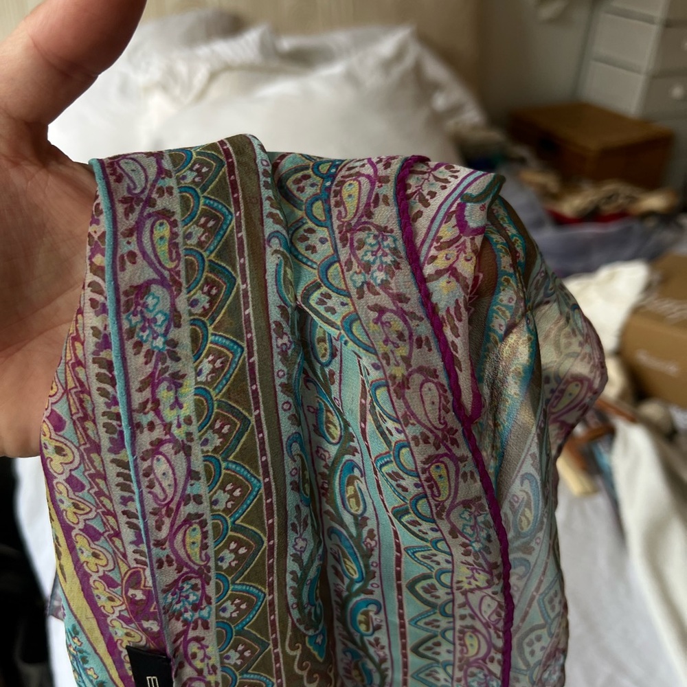 Etro Milano 100% Silk Scarf